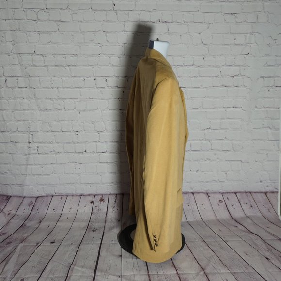 Kasper Microsuede Mens Dress Coat - Picture 5 of 7